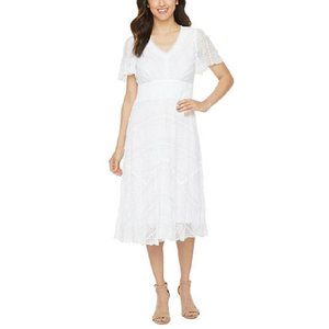 Rabbit Rabbit Rabbit Design Size 6 Lace Fit & Flare Dress